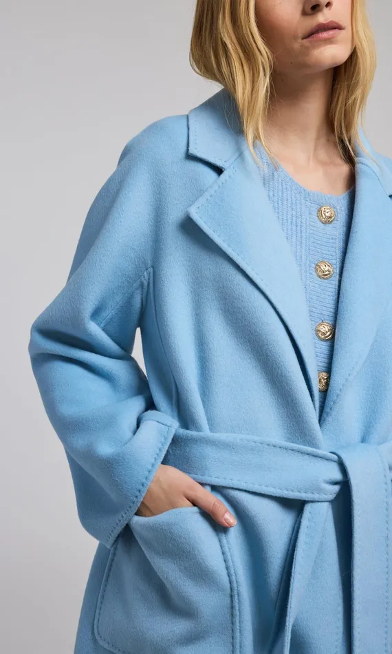 Women Generation Love Clothing Outerwear Grayson Wool Coat Blue Jay