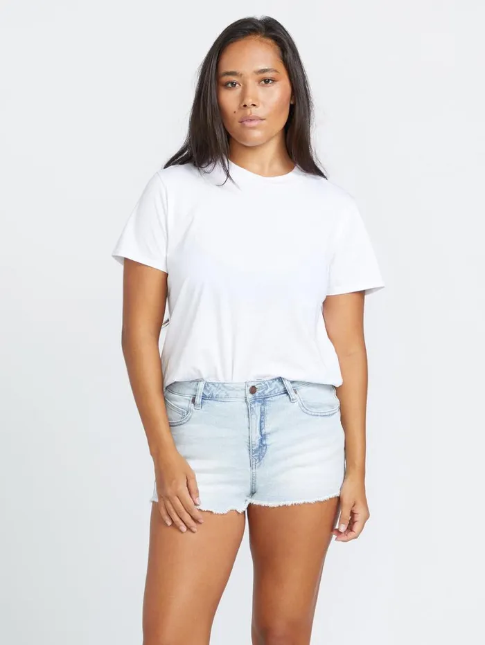 1991 Stoned Shorts 8211 Allover Stone Light Womens Volcom Bottoms