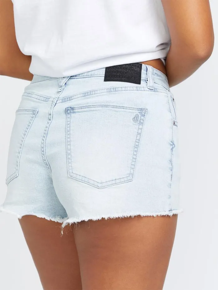 1991 Stoned Shorts 8211 Allover Stone Light Womens Volcom Bottoms