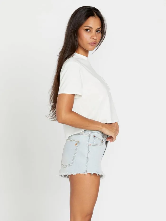 1991 Stoned Shorts 8211 Allover Stone Light Womens Volcom Bottoms