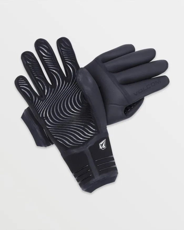 3mm 5 Finger Gloves 8211 Black Mens Volcom Accessories