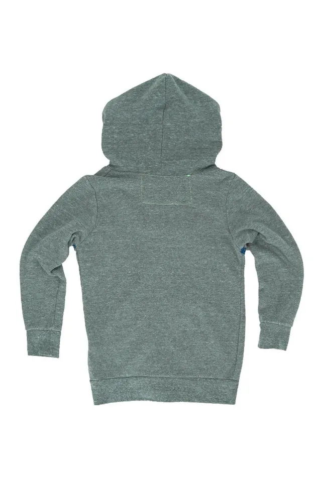 5 Stripe Hoodie 8211 Heather Grey Blue Stripes Kids Aviator Nation Hoodies