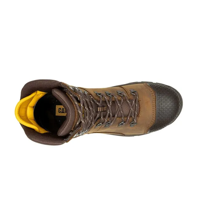 Accomplice X 8034 Waterproof Steel Toe Work Boot Real Brown Men Cat Footwear Boots