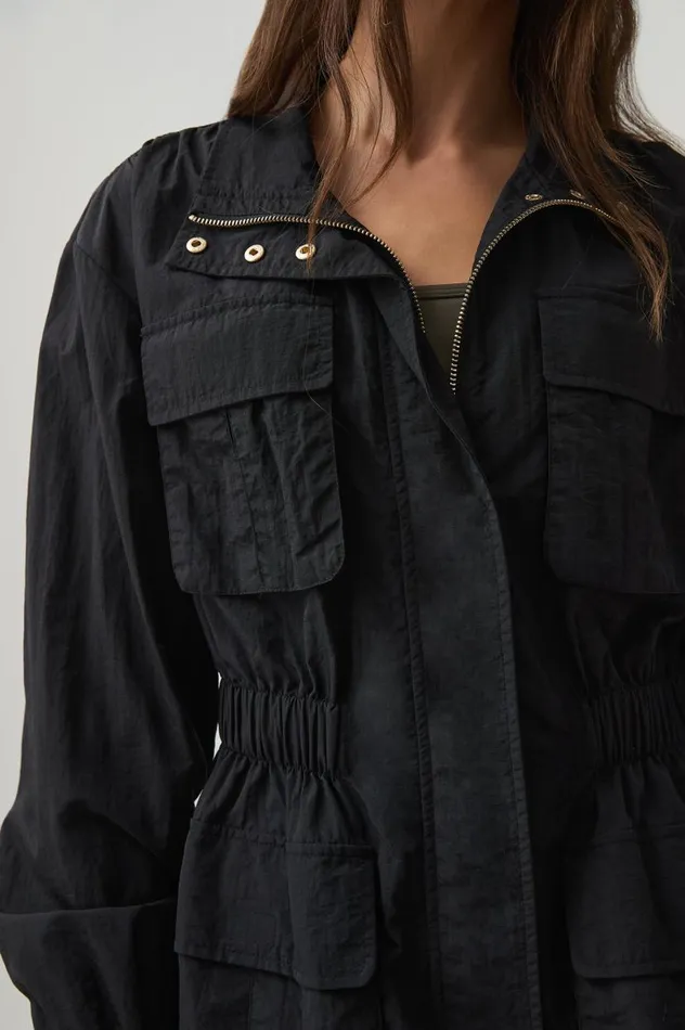 Aje Blazers Jackets and Coats Cinched Spray Jacket 788 Black 8211 Women Aje Blazers Jackets and Coats Cinched Spray Jacket 788 Black 8211 Women