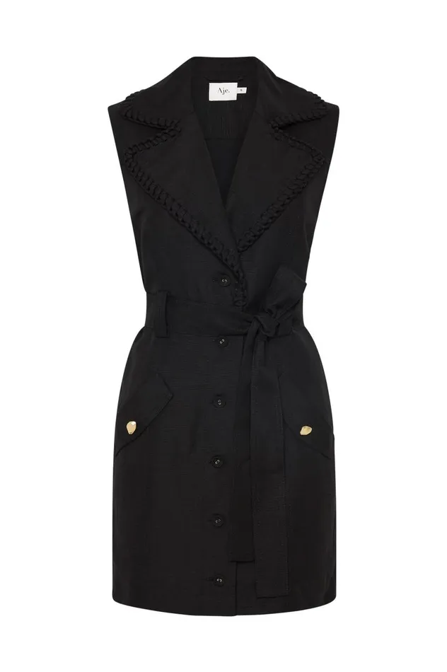 Aje Dresses Encompass Utility Mini Dress Black 8211 Women Aje Dresses Encompass Utility Mini Dress Black 8211 Women