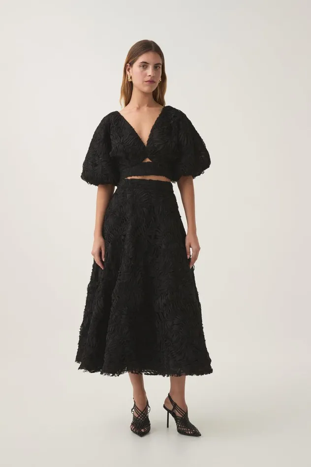Aje Matching Sets Florential Textured Top Black 8211 Women Aje Matching Sets Florential Textured Top Black 8211 Women