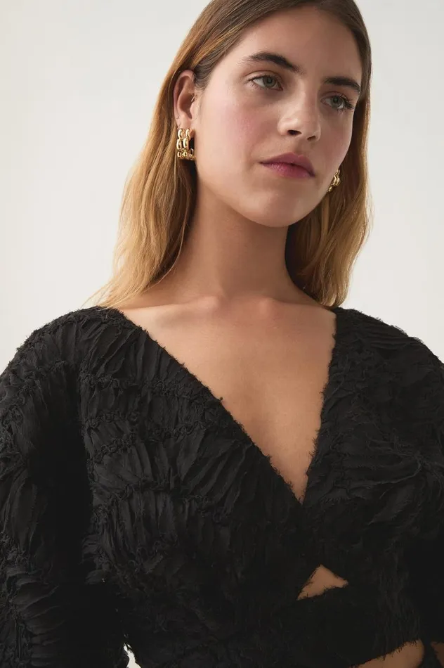 Aje Matching Sets Florential Textured Top Black 8211 Women Aje Matching Sets Florential Textured Top Black 8211 Women