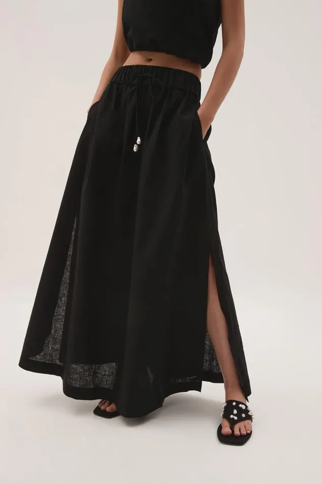 Aje Skirts Airlie Maxi Skirt Black 8211 Women Aje Skirts Airlie Maxi Skirt Black 8211 Women