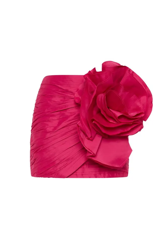 Aje Skirts Potion Spiral Mini Skirt Rich Magenta 8211 Women Aje Skirts Potion Spiral Mini Skirt Rich Magenta 8211 Women