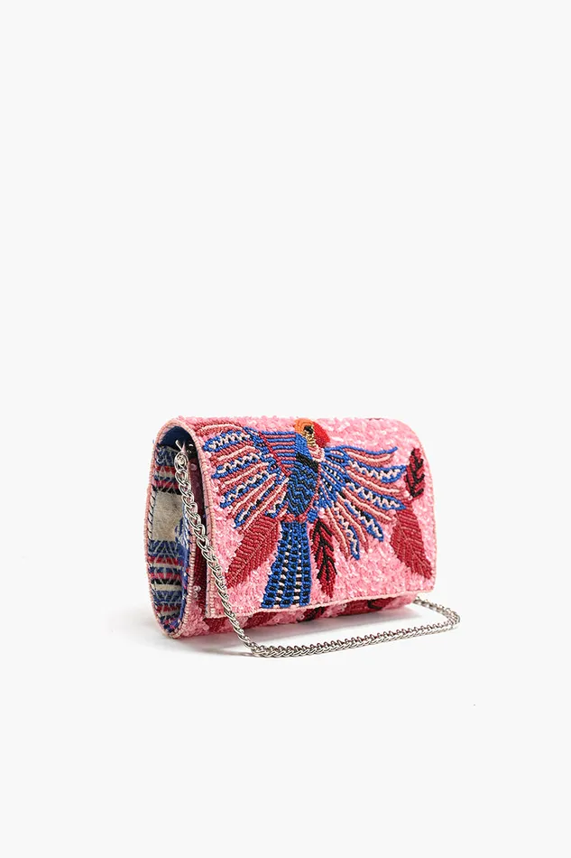 America and Beyond Clutches Women Parrot Palette Foliage Clutch
