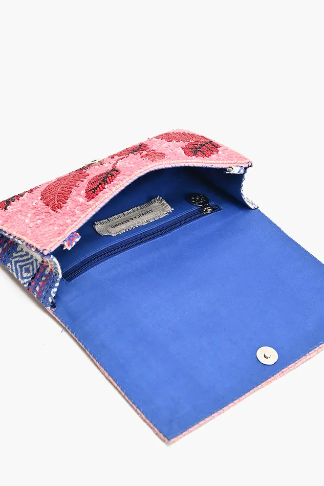 America and Beyond Clutches Women Parrot Palette Foliage Clutch