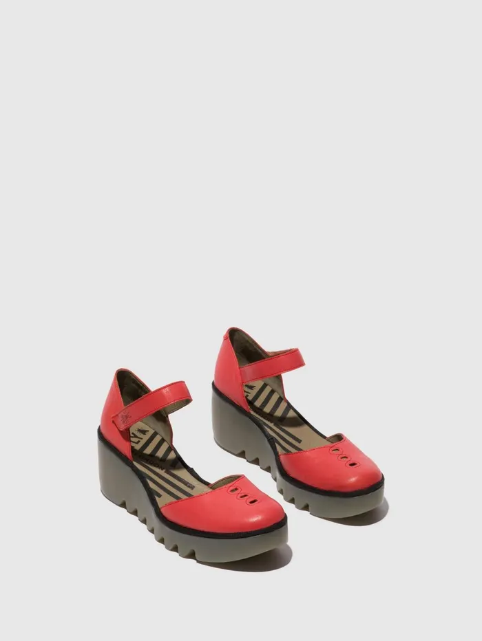 Ankle Strap Sandals BISO305FLY RASPBERRY Women Fly London Sandals