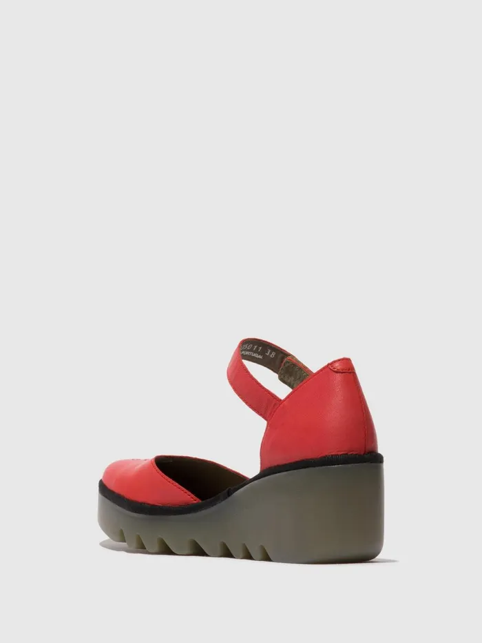 Ankle Strap Sandals BISO305FLY RASPBERRY Women Fly London Sandals