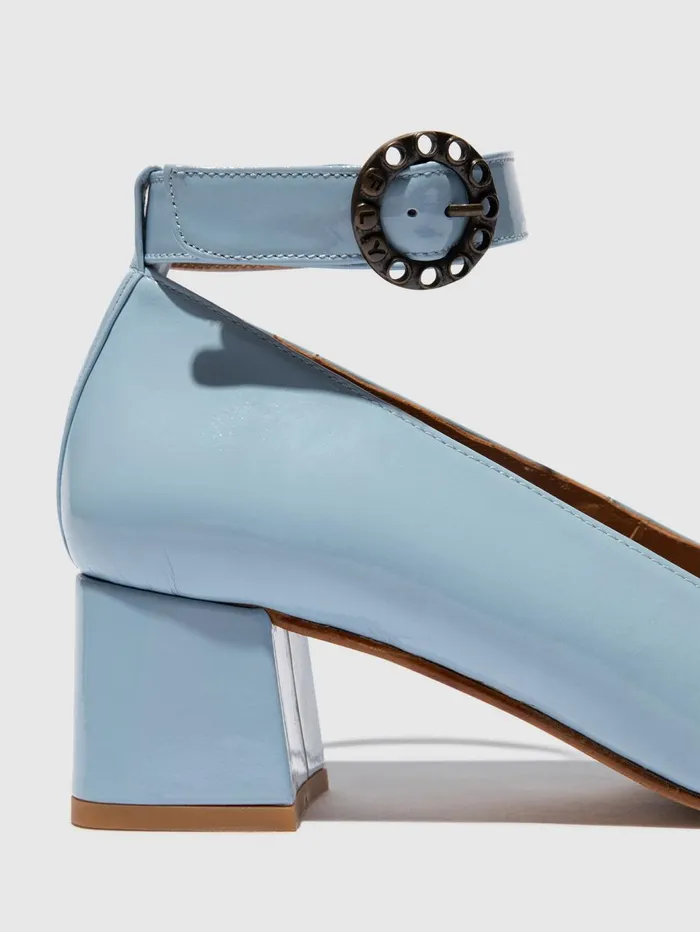 Ankle Strap Shoes SAZI082FLY SKY BLUE Women Fly London Shoes