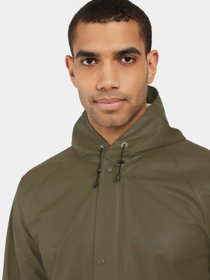 Avon Unisex Jacket 2 Fog Green Men Didriksons Shell Jackets