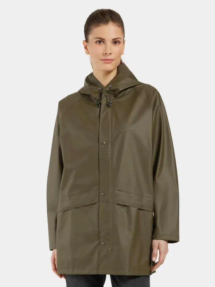 Avon Unisex Jacket 2 Fog Green Men Didriksons Shell Jackets