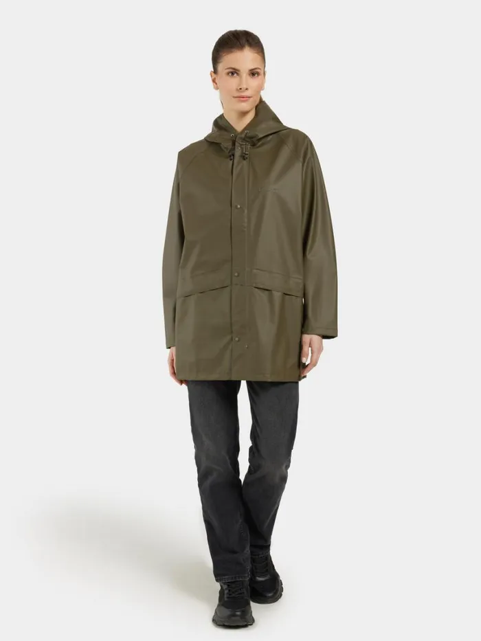 Avon Unisex Jacket 2 Fog Green Men Didriksons Shell Jackets