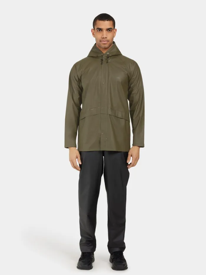 Avon Unisex Jacket 2 Fog Green Men Didriksons Shell Jackets