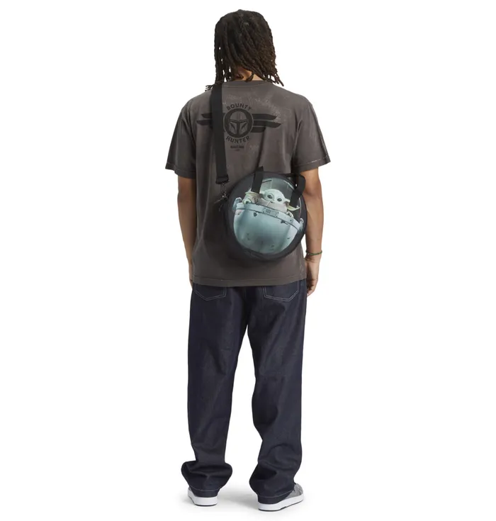 Bags and Backpacks DC Shoes Men Star Wars DC Grogu Shoulder Bag black