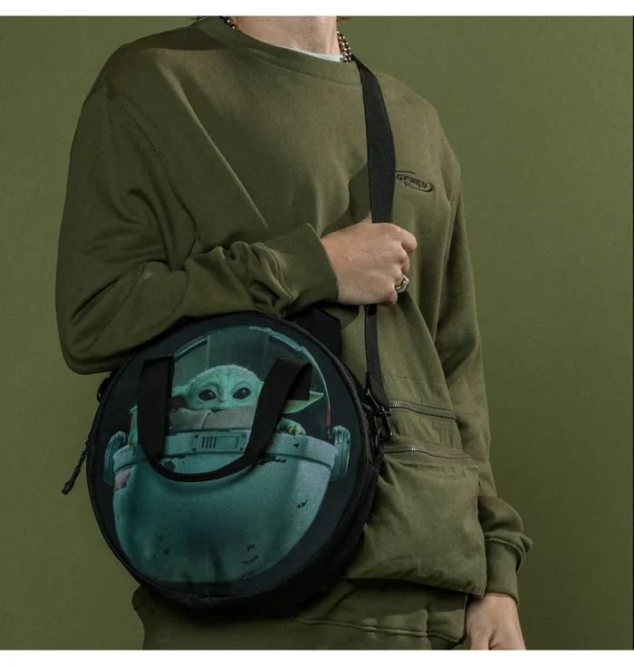 Bags and Backpacks DC Shoes Men Star Wars DC Grogu Shoulder Bag black