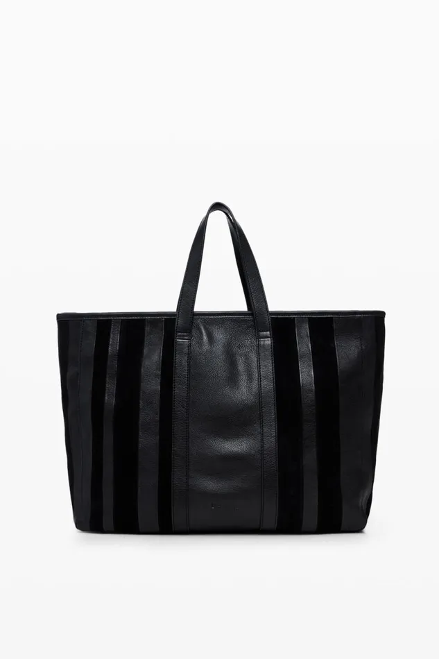 Bags Women Desigual Leather Shopper Bag Black