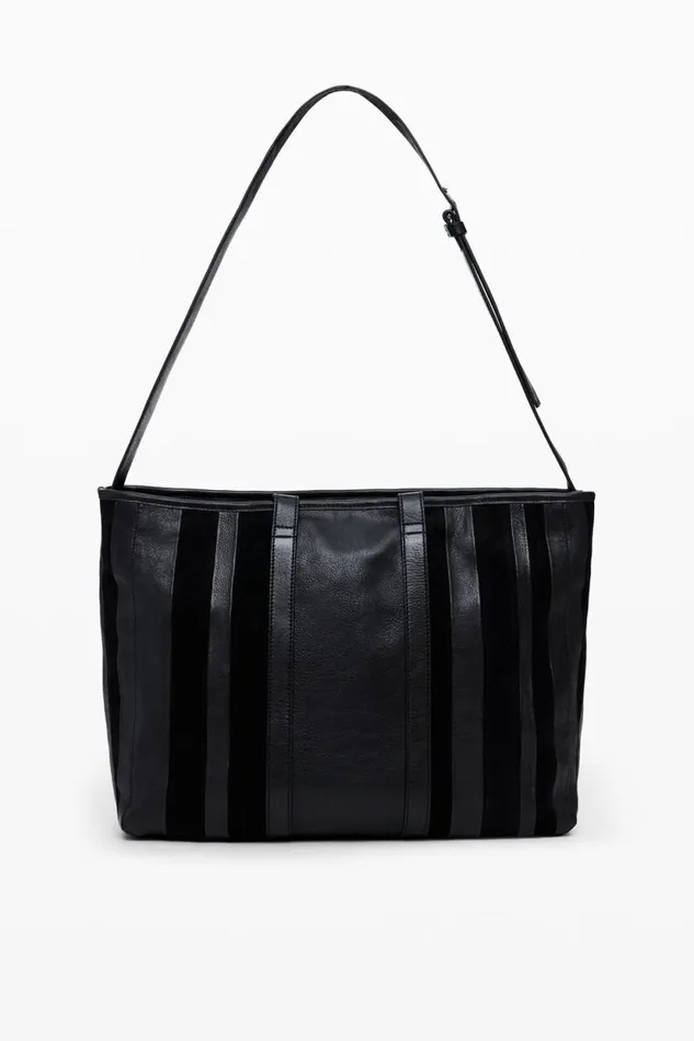 Bags Women Desigual Leather Shopper Bag Black