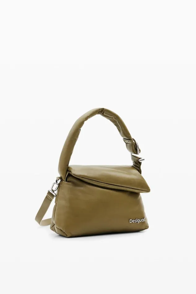 Bags Women Desigual M Padded Leather Bag Green