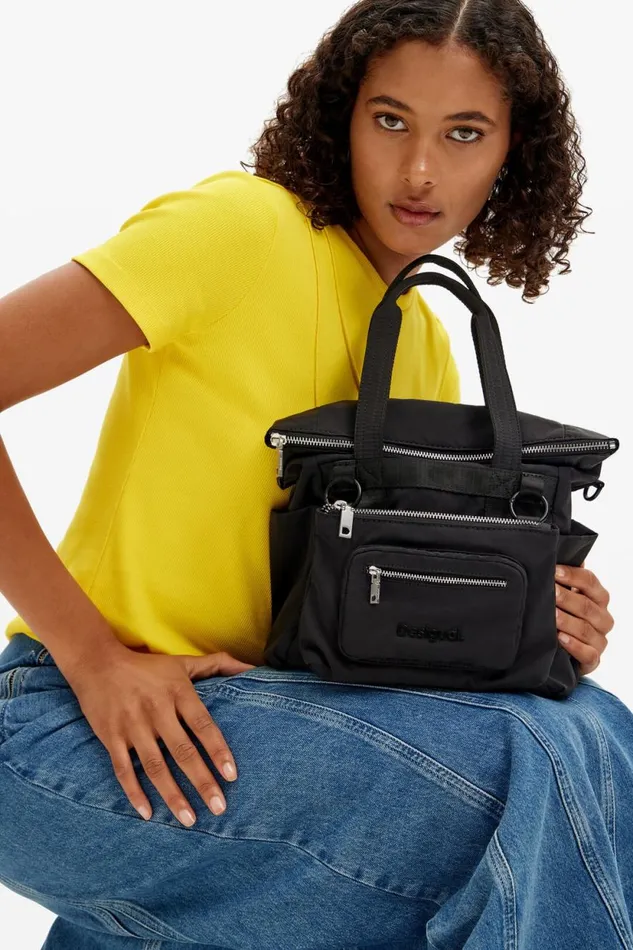 Bags Women Desigual XS Multiposition Voyager Bag Black