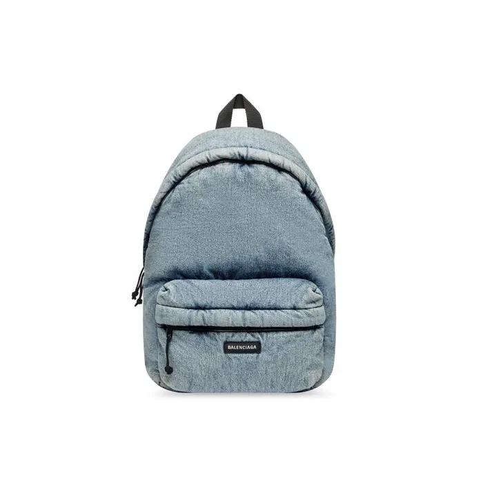Balenciaga Backpacks Men Men039s Explorer Backpack Denim In Faded Blue Faded Blue Balenciaga Backpacks Men Men039s Explorer Backpack Denim In Faded Blue Faded Blue