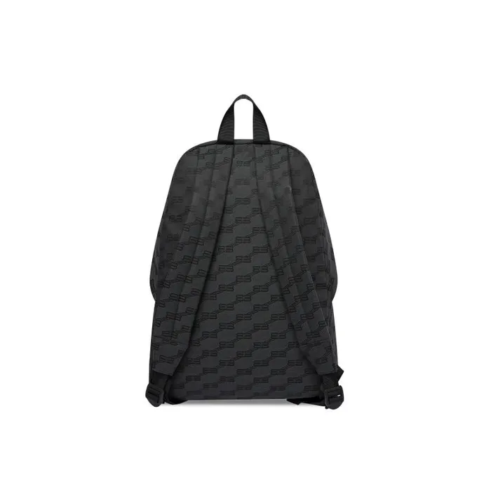 Balenciaga Backpacks Men Men039s Signature Medium Backpack Bb Monogram Jacquard Canvas In Black Black Balenciaga Backpacks Men Men039s Signature Medium Backpack Bb Monogram Jacquard Canvas In Black Black