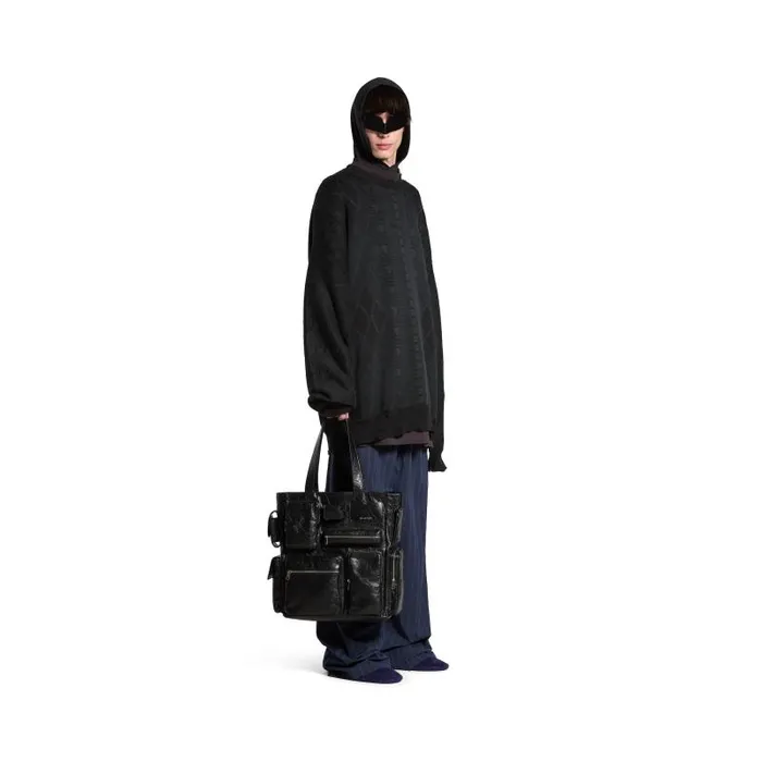 Balenciaga Bags and Totes Men Men039s Superbusy Tote Bag In Black Black Balenciaga Bags and Totes Men Men039s Superbusy Tote Bag In Black Black