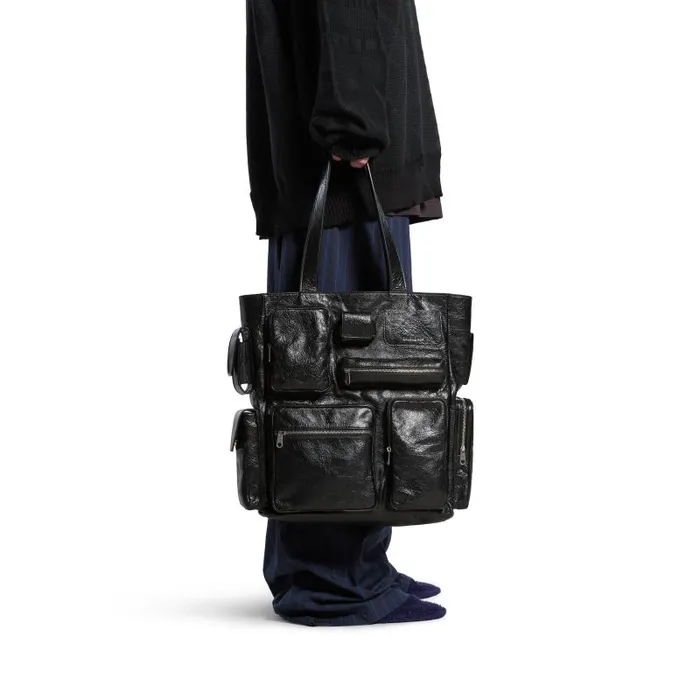 Balenciaga Bags and Totes Men Men039s Superbusy Tote Bag In Black Black Balenciaga Bags and Totes Men Men039s Superbusy Tote Bag In Black Black