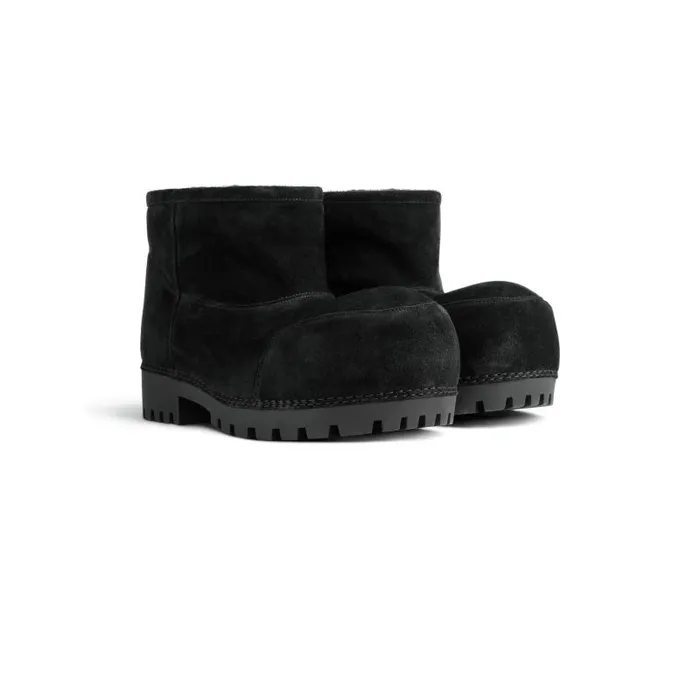 Balenciaga Boots and Derbies Men Men039s Alaska Fur Bootie In Black Black Balenciaga Boots and Derbies Men Men039s Alaska Fur Bootie In Black Black