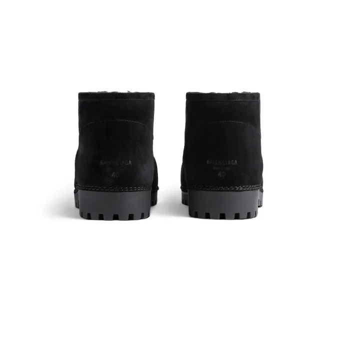 Balenciaga Boots and Derbies Men Men039s Alaska Fur Bootie In Black Black Balenciaga Boots and Derbies Men Men039s Alaska Fur Bootie In Black Black