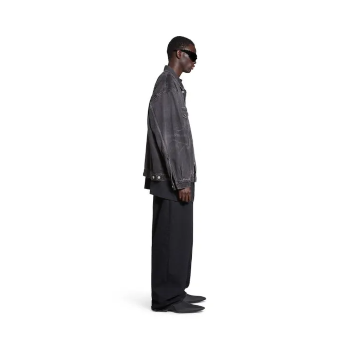 Balenciaga Coats and Jackets WomenMen Oversized Jacket In Black Black Balenciaga Coats and Jackets WomenMen Oversized Jacket In Black Black
