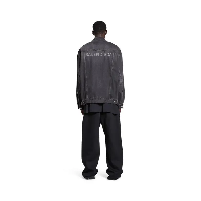 Balenciaga Coats and Jackets WomenMen Oversized Jacket In Black Black Balenciaga Coats and Jackets WomenMen Oversized Jacket In Black Black