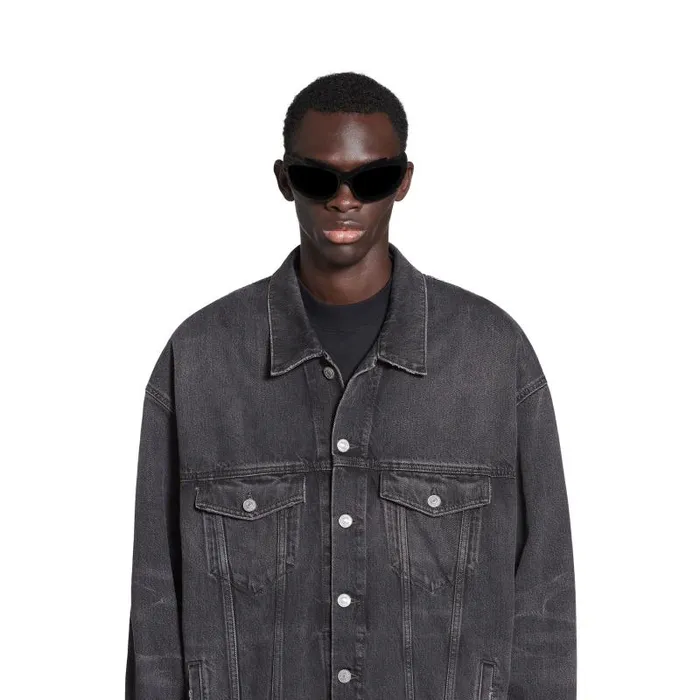 Balenciaga Coats and Jackets WomenMen Oversized Jacket In Black Black Balenciaga Coats and Jackets WomenMen Oversized Jacket In Black Black