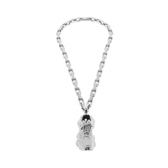 Balenciaga Jewelry WomenMen Keyholder Cargo Necklace In Silver Silver