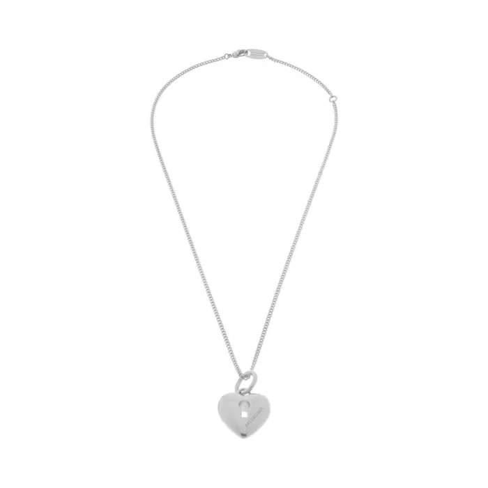Balenciaga Jewelry Women Women039s Amour Heart Necklace In Silver Silver