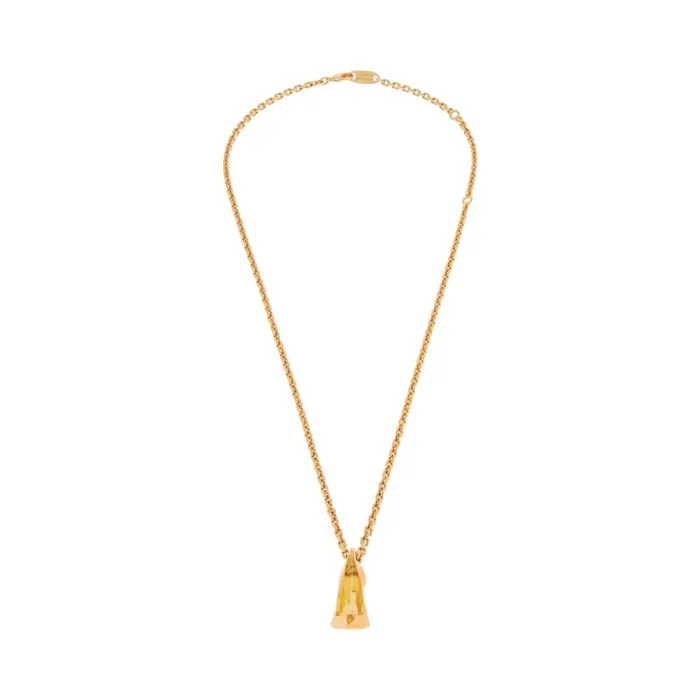 Balenciaga Jewelry Women Women039s Keyholder Thin Honey Necklace In Gold Gold
