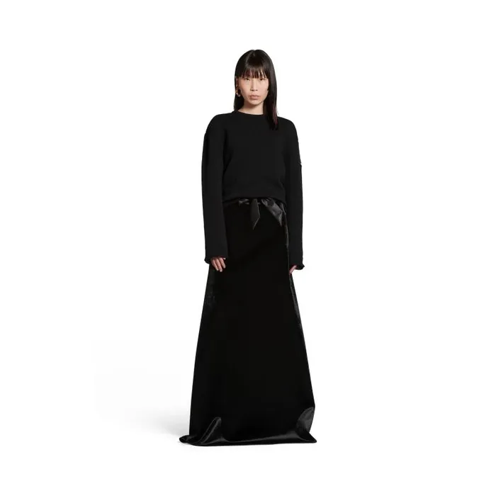Balenciaga Knitwear Women Sweater In Black Black