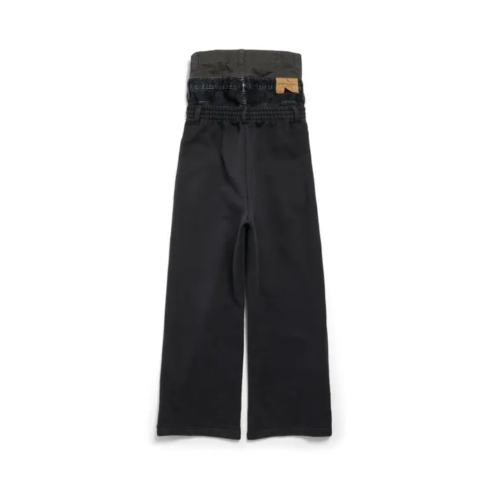 Balenciaga Pants Men Men039s Layered Jogging Pants In Black Black Balenciaga Pants Men Men039s Layered Jogging Pants In Black Black