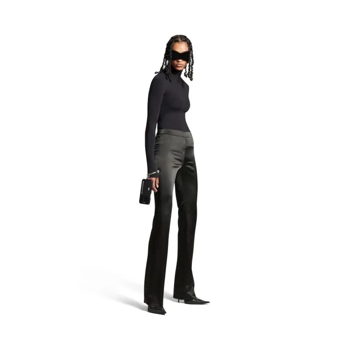 Balenciaga Pants Women Women039s High Waist Pants In Black Black