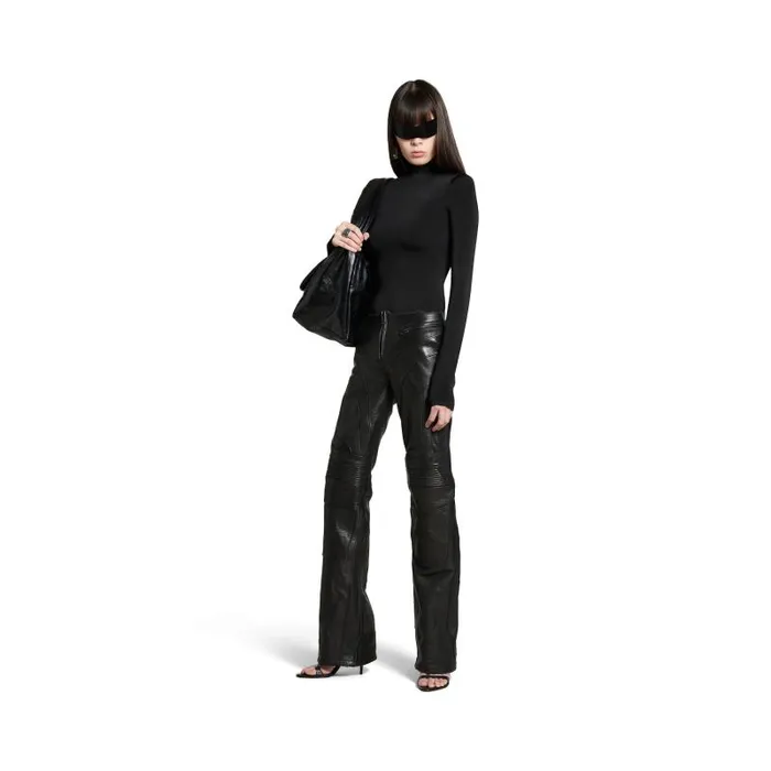 Balenciaga Pants Women Women039s Low Waist Biker Pants In Black Black