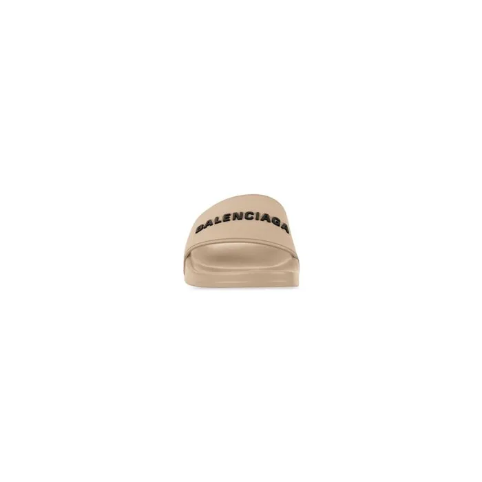 Balenciaga Sandals and Mules Men Men039s Pool Slide Sandal In Beige Beige Balenciaga Sandals and Mules Men Men039s Pool Slide Sandal In Beige Beige