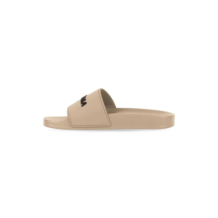 Balenciaga Sandals and Mules Men Men039s Pool Slide Sandal In Beige Beige Balenciaga Sandals and Mules Men Men039s Pool Slide Sandal In Beige Beige