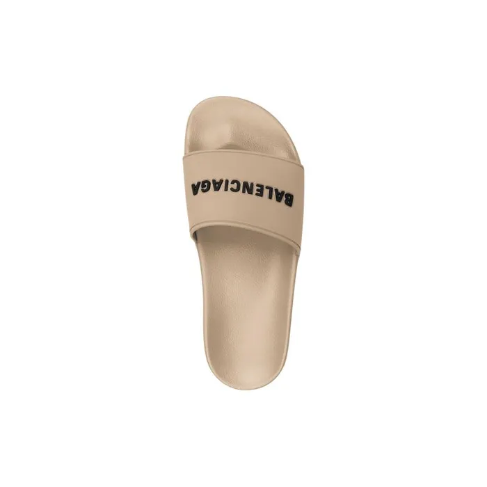 Balenciaga Sandals and Mules Men Men039s Pool Slide Sandal In Beige Beige Balenciaga Sandals and Mules Men Men039s Pool Slide Sandal In Beige Beige