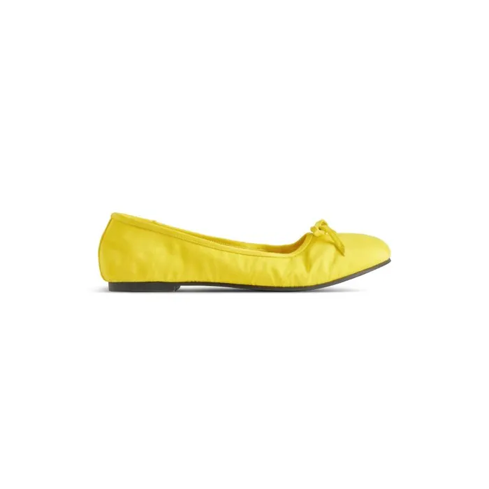 Balenciaga Sandals and Mules Women Women039s Leopold Ballerina In Yellow Yellow Balenciaga Sandals and Mules Women Women039s Leopold Ballerina In Yellow Yellow