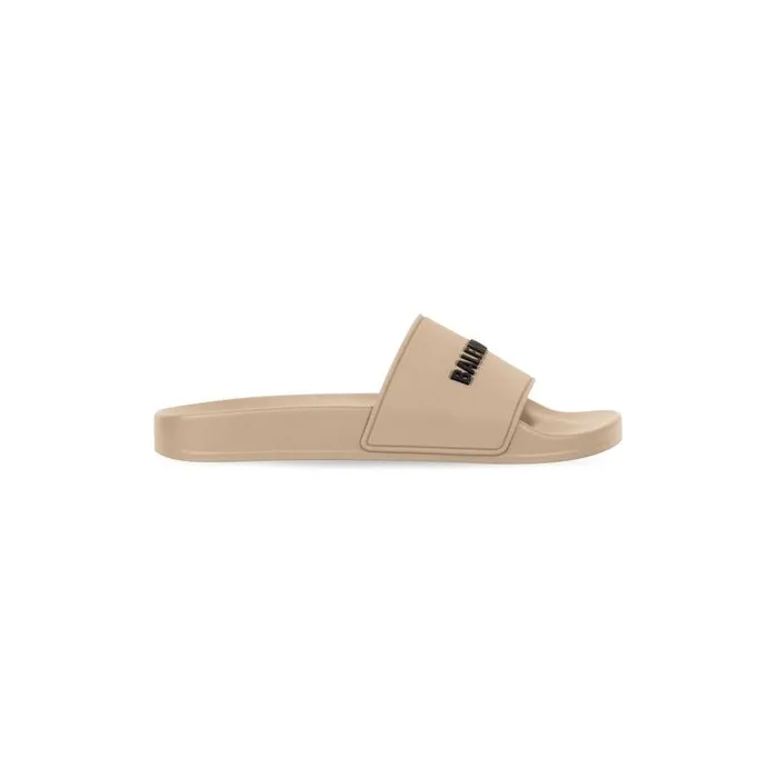 Balenciaga Sandals and Mules Women Women039s Pool Slide Sandal In Beige Beige Balenciaga Sandals and Mules Women Women039s Pool Slide Sandal In Beige Beige