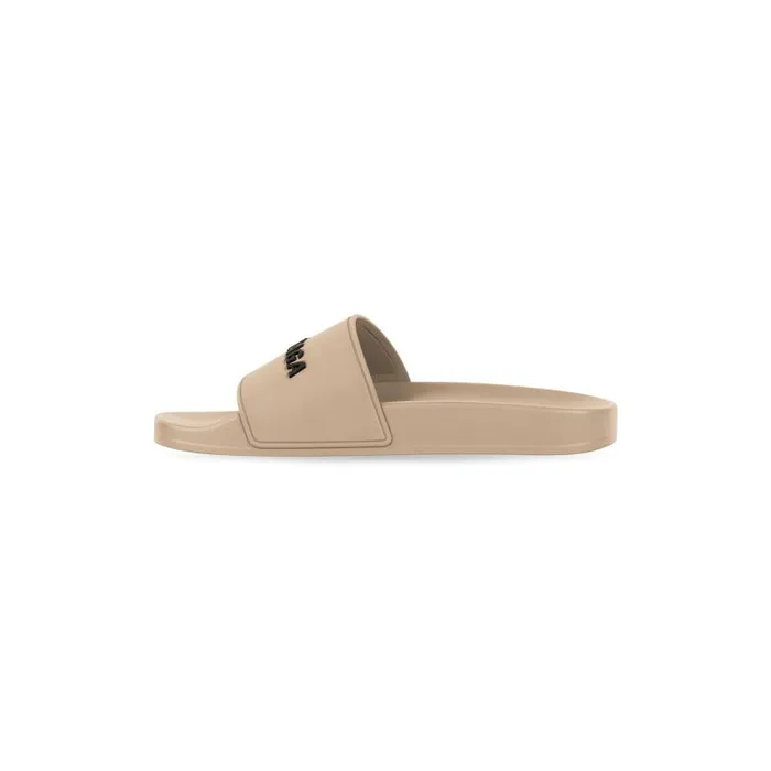 Balenciaga Sandals and Mules Women Women039s Pool Slide Sandal In Beige Beige Balenciaga Sandals and Mules Women Women039s Pool Slide Sandal In Beige Beige